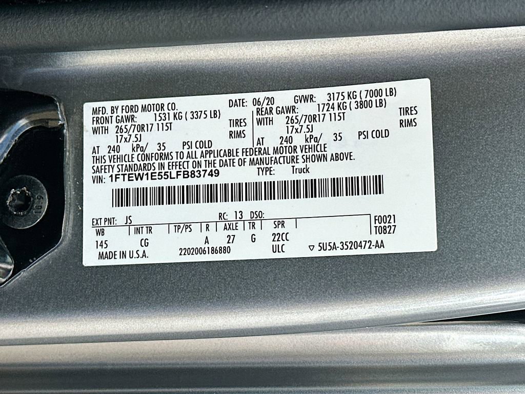 Used 2020 Ford F150 XL w/ Equipment Group 101A Mid image 27