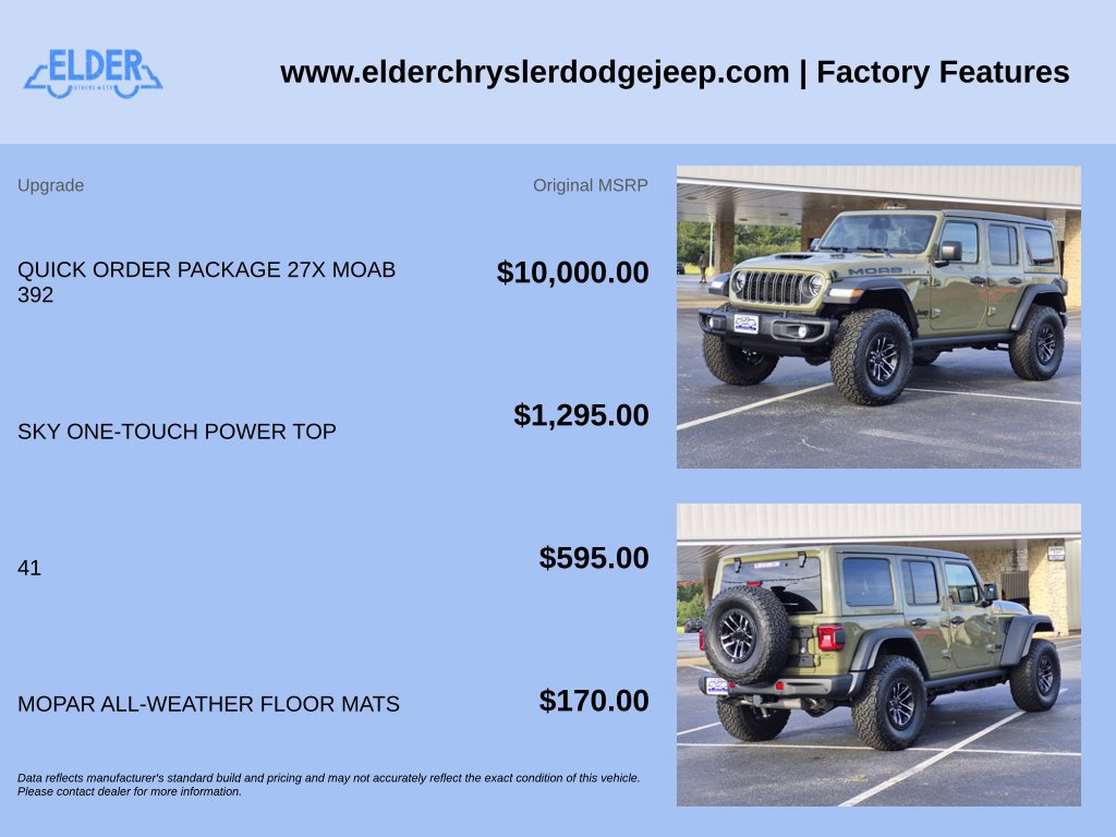 New 2027 Jeep Wrangler Unlimited Rubicon 392 AWD/4WD image 4