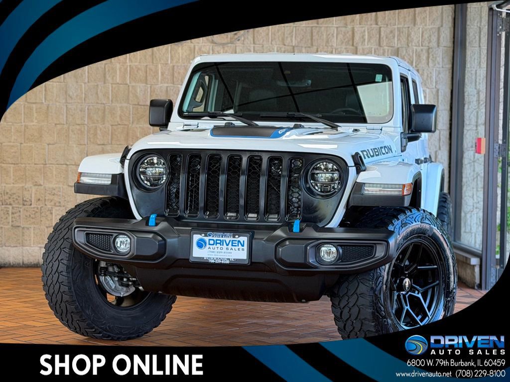 Used 2022 Jeep Wrangler Unlimited Rubicon 4xe w/ Cold Weather Group AWD/4WD image 1