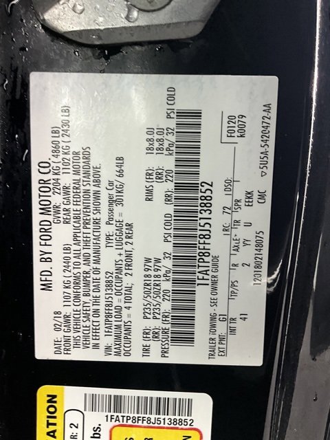 Used 2018 Ford Mustang GT Premium image 30