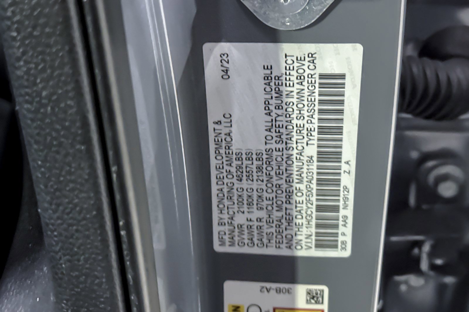 Certified 2023 Honda Accord Sport image 22