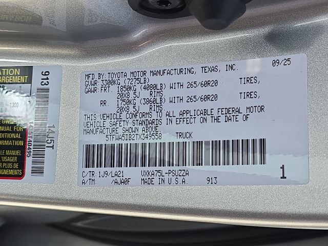 New 2026 Toyota Tundra Limited image 35