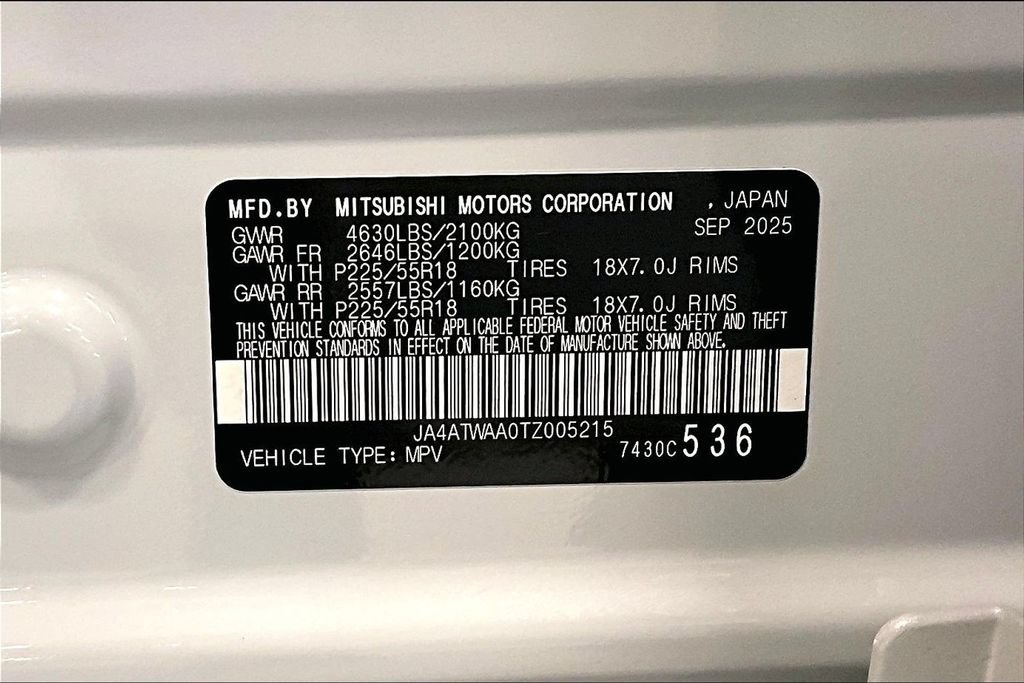 New 2026 Mitsubishi Eclipse Cross SEL AWD/4WD image 8