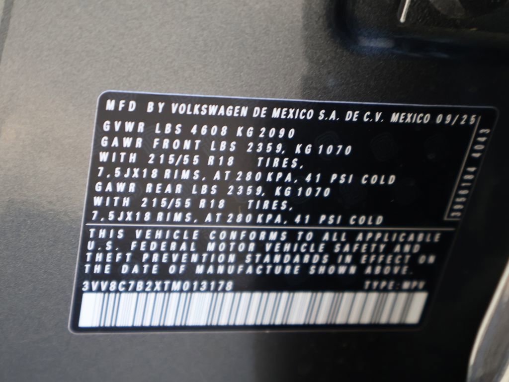 New 2026 Volkswagen Taos S image 45