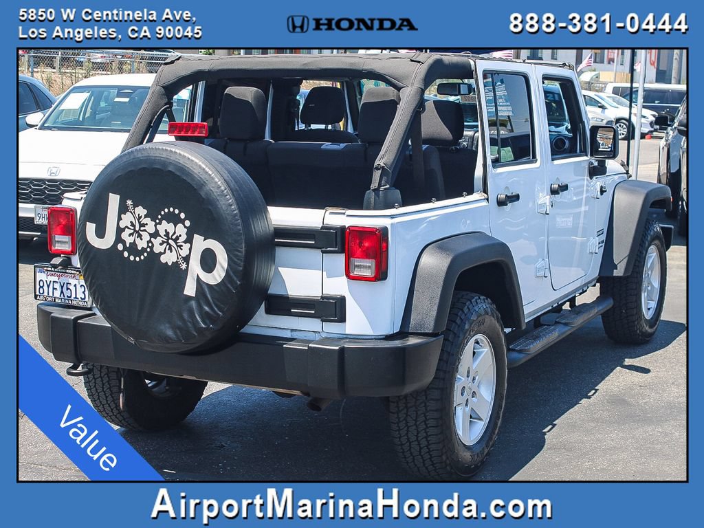 Used 2018 Jeep Wrangler Unlimited Sport S AWD/4WD image 11