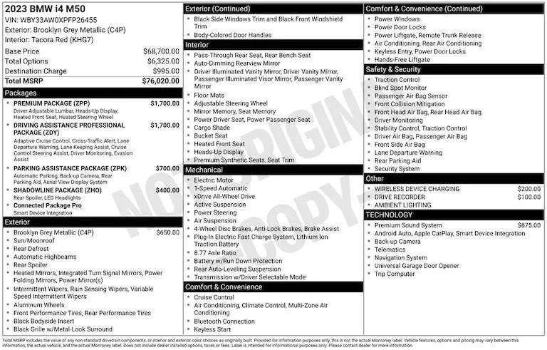 Used 2023 BMW i4 M50 image 41