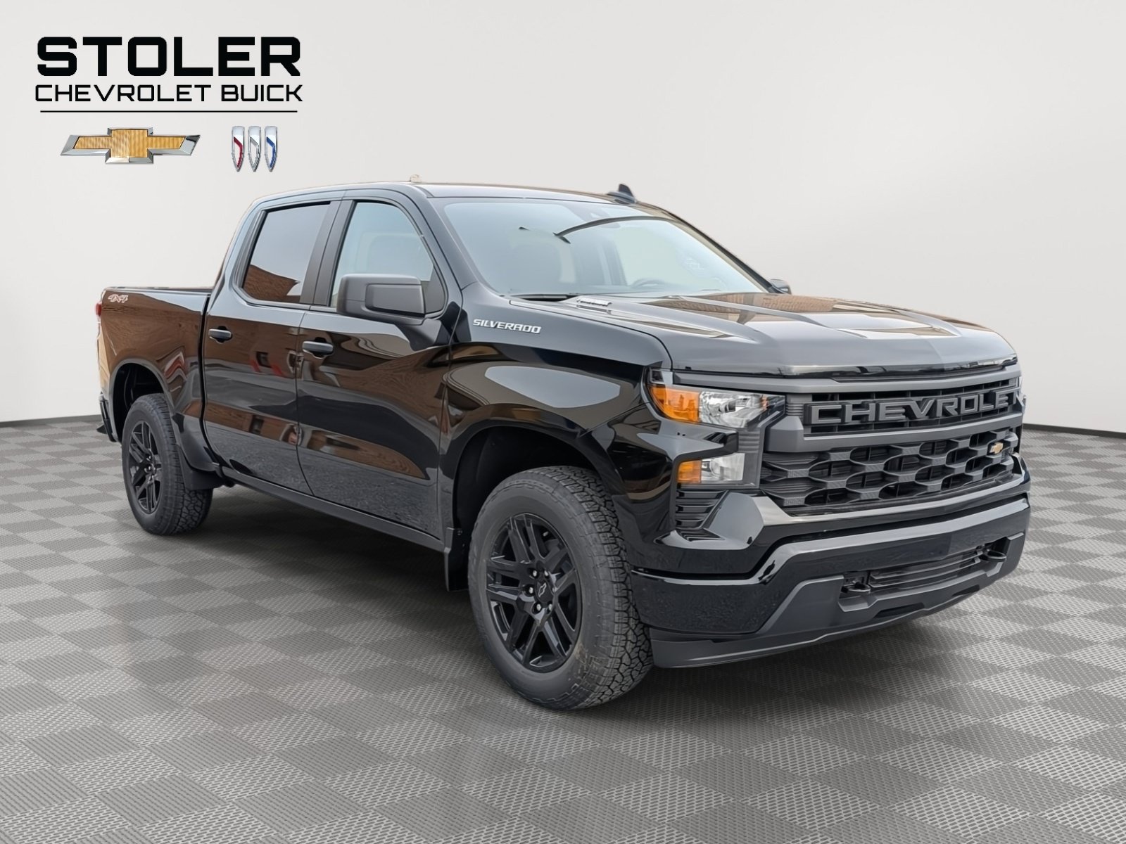 New 2026 Chevrolet Silverado 1500 Custom w/ Turbomax Blackout Package AWD/4WD image 4