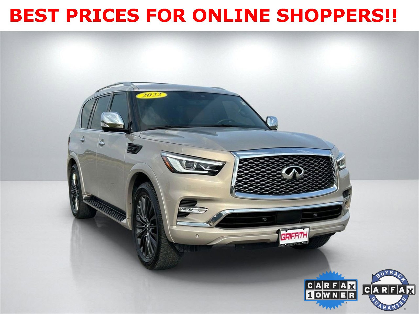 Used 2022 INFINITI QX80 Sensory w/ Cargo Package