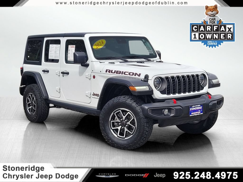 Used 2024 Jeep Wrangler Unlimited Rubicon AWD/4WD image 1