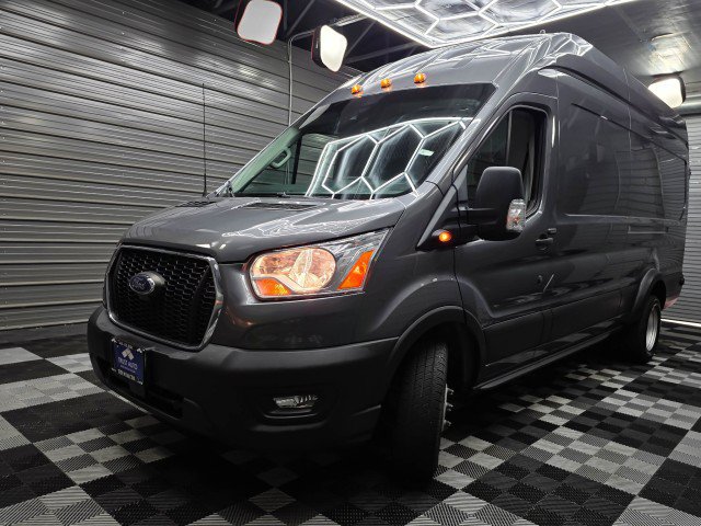 Used 2022 Ford Transit 350 148 High Roof Extended DRW w/ Exterior Upgrade Package RWD image 32