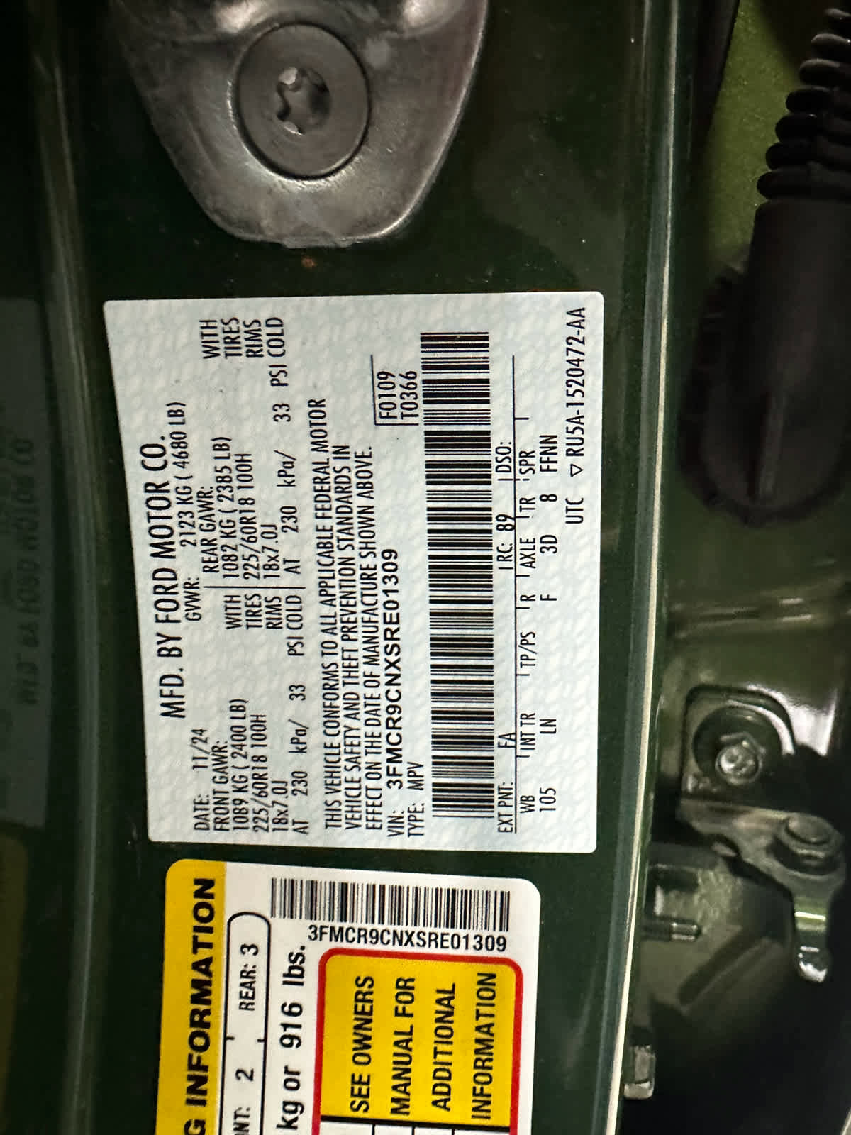 Used 2025 Ford Bronco Sport Outer Banks w/ Outer Banks Tech Package+ image 15