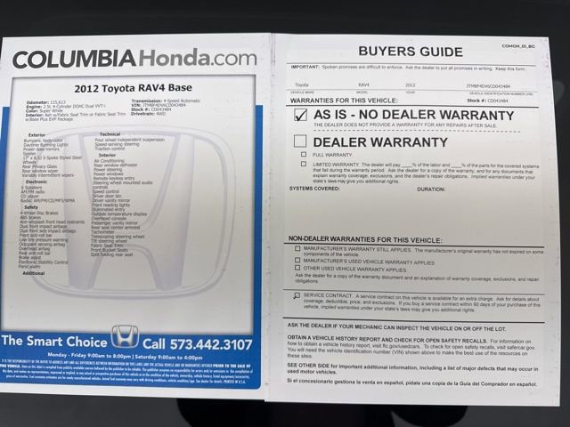 Used 2012 Toyota RAV4 4WD image 36