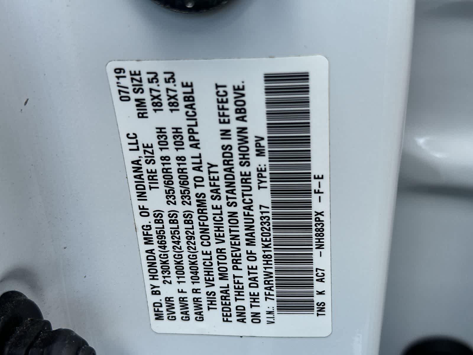 Used 2019 Honda CR-V EX-L image 24