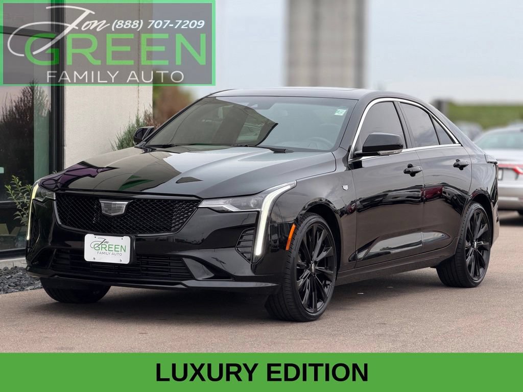 Used 2023 Cadillac CT4 Luxury w/ LPO, ONYX Package AWD/4WD image 1