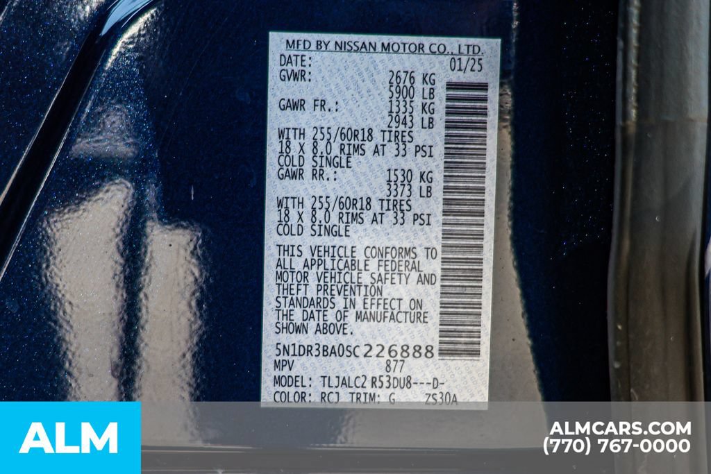 Used 2025 Nissan Pathfinder SV FWD image 61