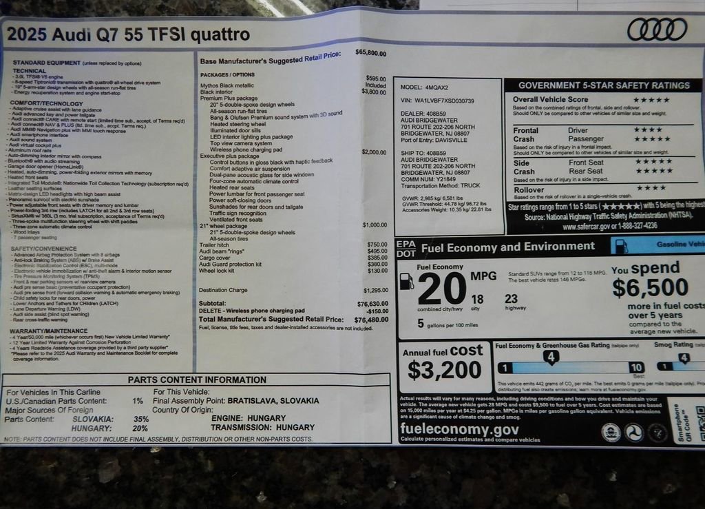 Used 2025 Audi Q7 3.0T Premium Plus image 42