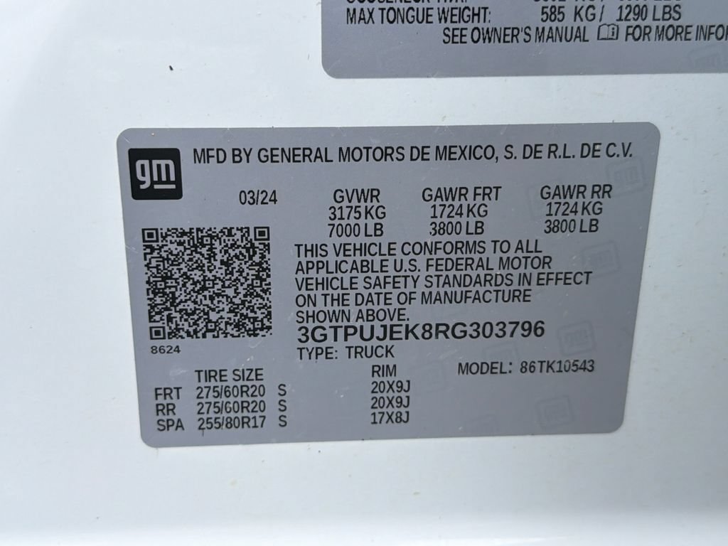 Used 2024 GMC Sierra 1500 Elevation AWD/4WD image 36