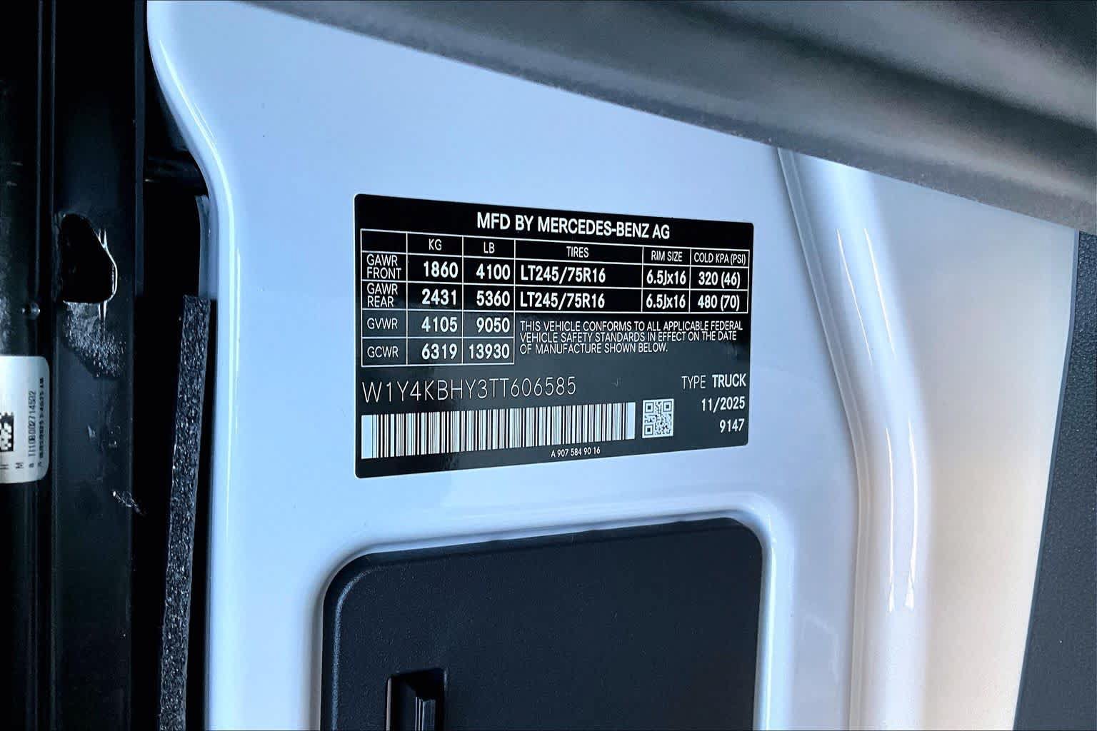New 2026 Mercedes-Benz Sprinter 2500 image 12