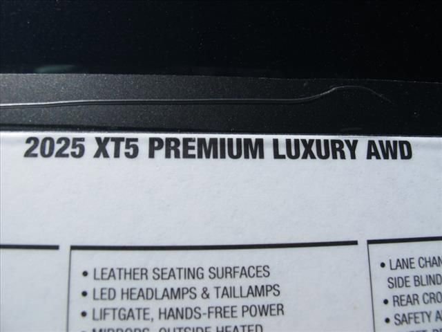New 2025 Cadillac XT5 Premium Luxury w/ LPO, Red Accent Package image 9