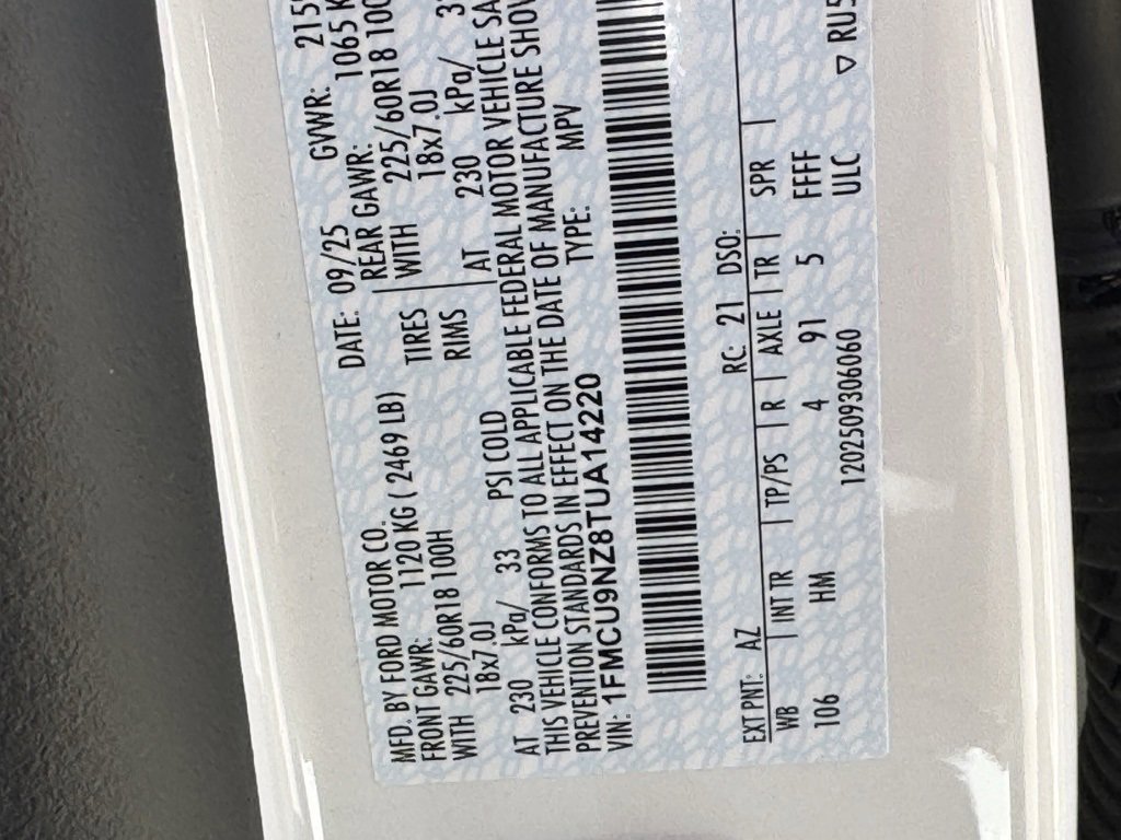 New 2026 Ford Escape ST-Line Select w/ Tech Pack #2 image 46