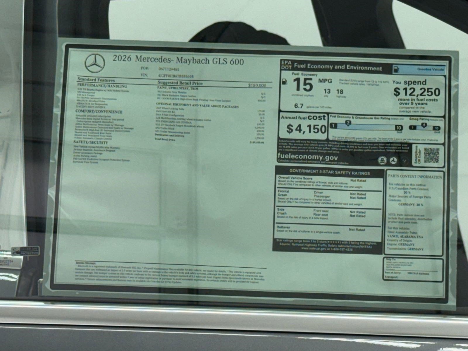 New 2026 Mercedes-Benz Maybach GLS 600 4MATIC image 31