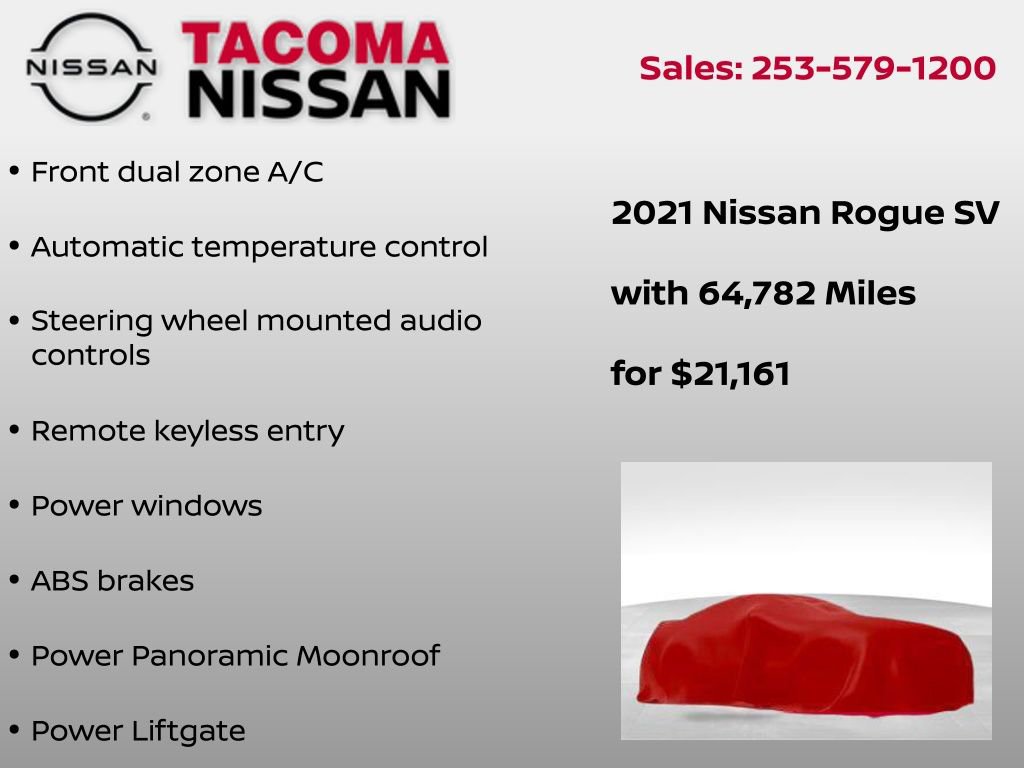 Used 2021 Nissan Rogue SV w/ Premium Package image 9