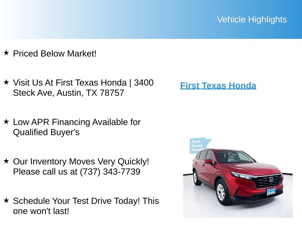 Certified 2026 Honda CR-V LX image 9