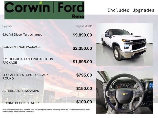 Used 2022 Chevrolet Silverado 2500 LT w/ Convenience Package AWD/4WD image 3