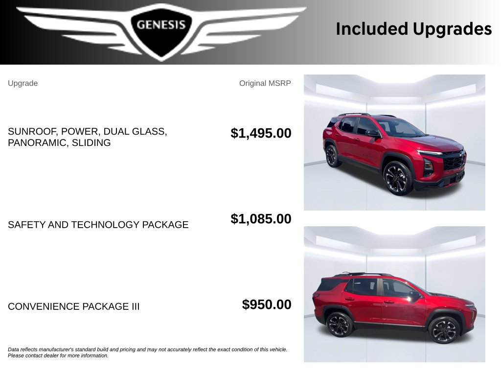 Used 2025 Chevrolet Equinox RS w/ Safety and Technology Package AWD/4WD image 13