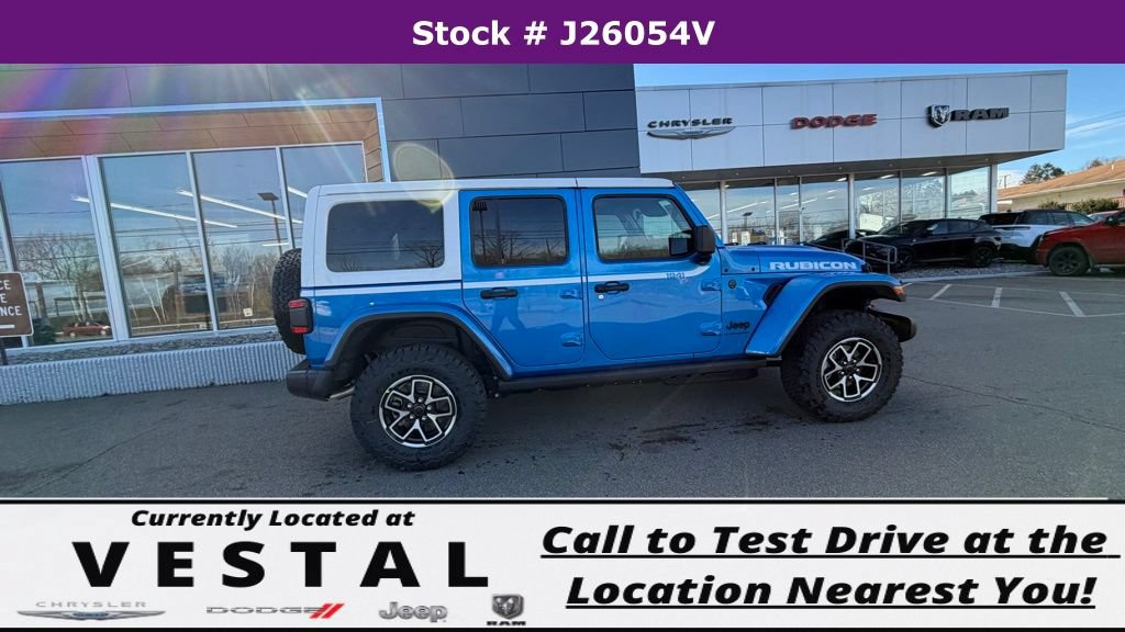 New 2026 Jeep Wrangler Unlimited Rubicon w/ Whitecap Package AWD/4WD image 8