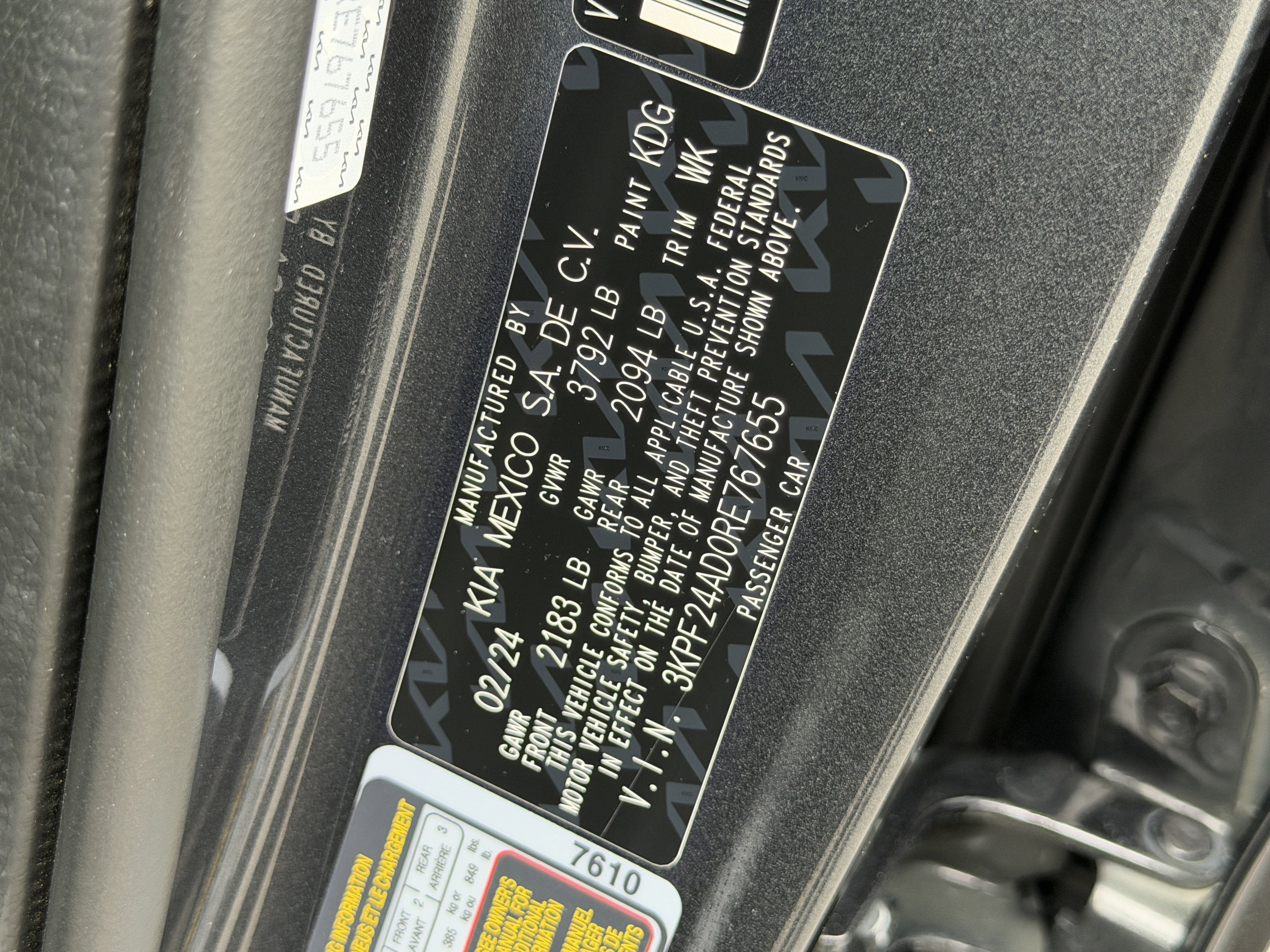 Certified 2024 Kia Forte LXS w/ LXS Technology Package FWD image 27