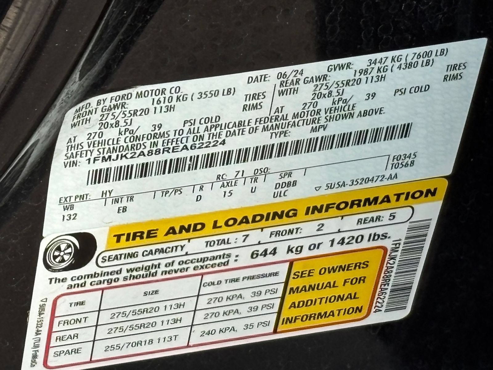Used 2024 Ford Expedition Max Limited AWD/4WD image 20