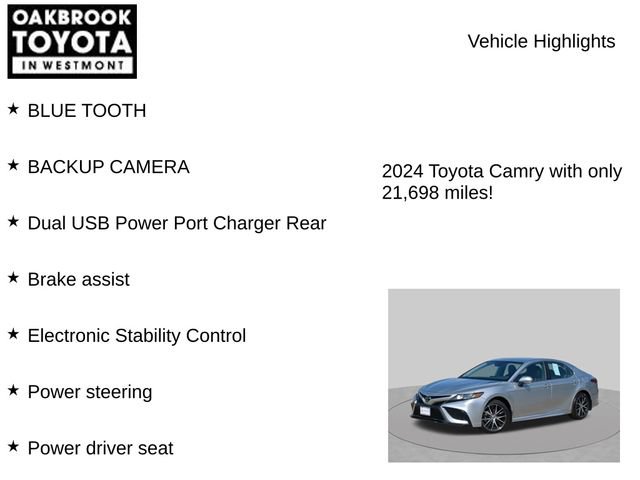 Used 2024 Toyota Camry SE FWD image 5