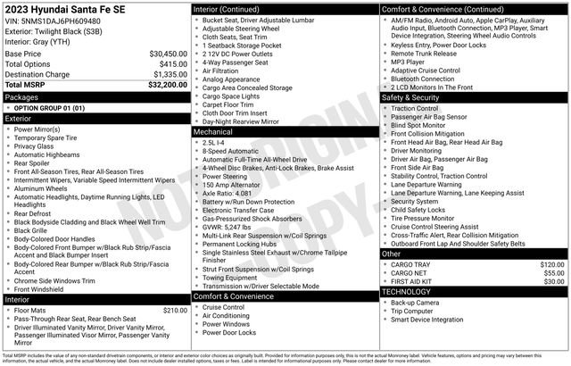 Used 2023 Hyundai Santa Fe SE image 25