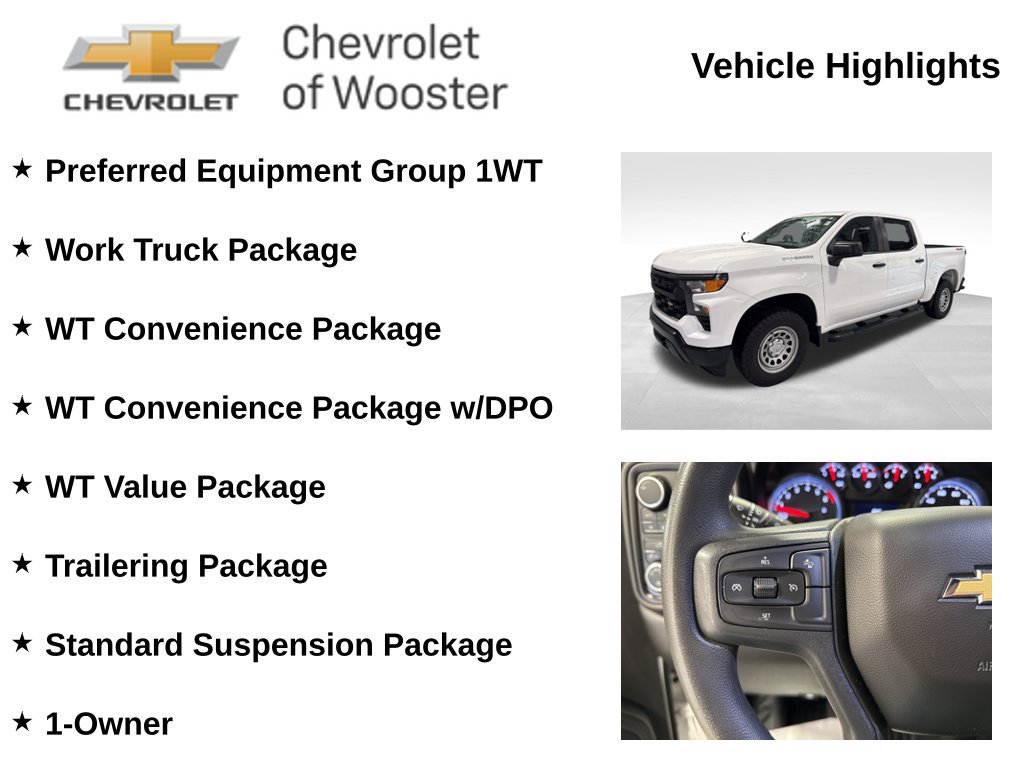 Used 2022 Chevrolet Silverado 1500 W/T w/ WT Value Package AWD/4WD image 2