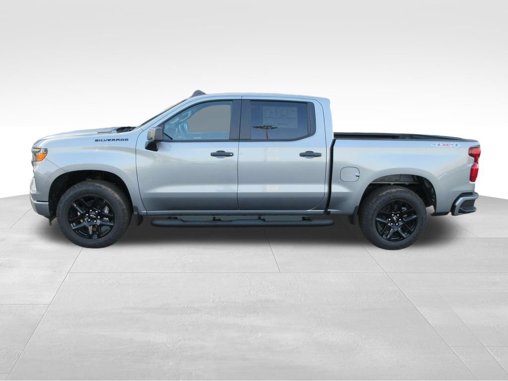 New 2026 Chevrolet Silverado 1500 Custom w/ Turbomax Blackout Package AWD/4WD video 2