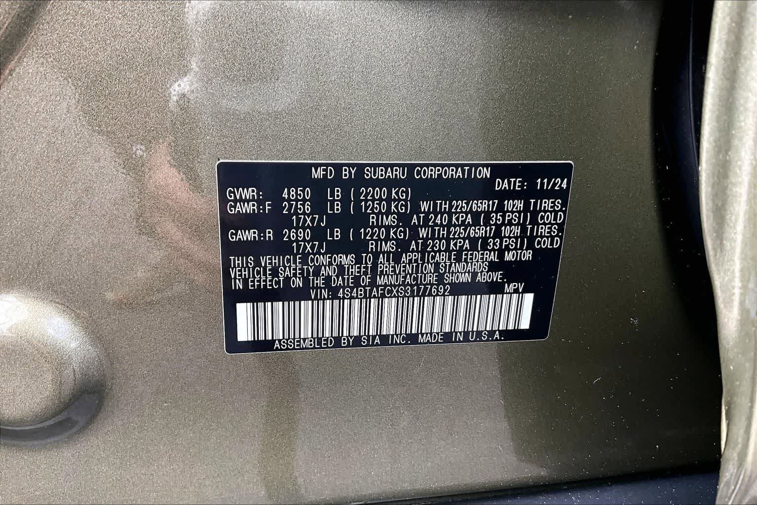 Used 2025 Subaru Outback Premium AWD/4WD image 21