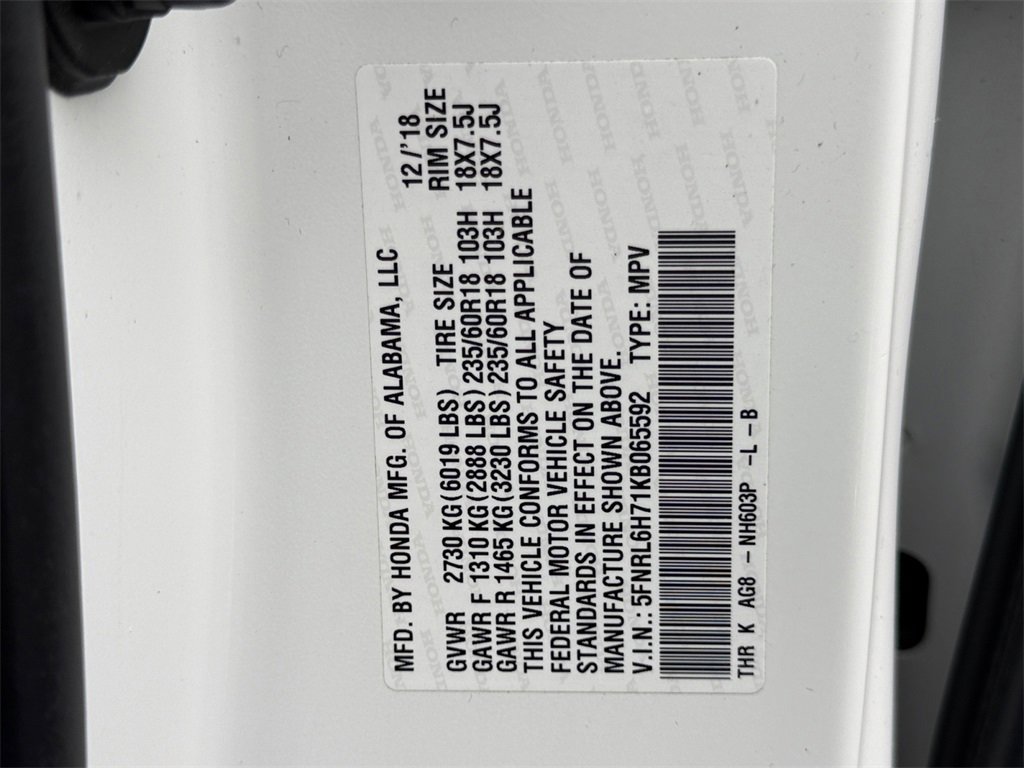 Used 2019 Honda Odyssey EX-L image 29