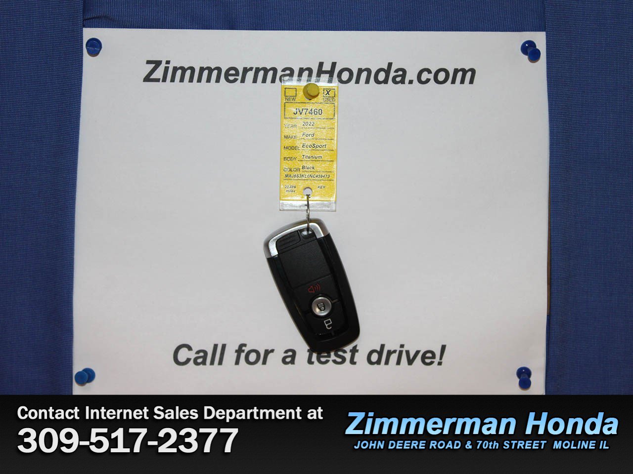 Used 2022 Ford EcoSport Titanium w/ Interior Protection Package image 27