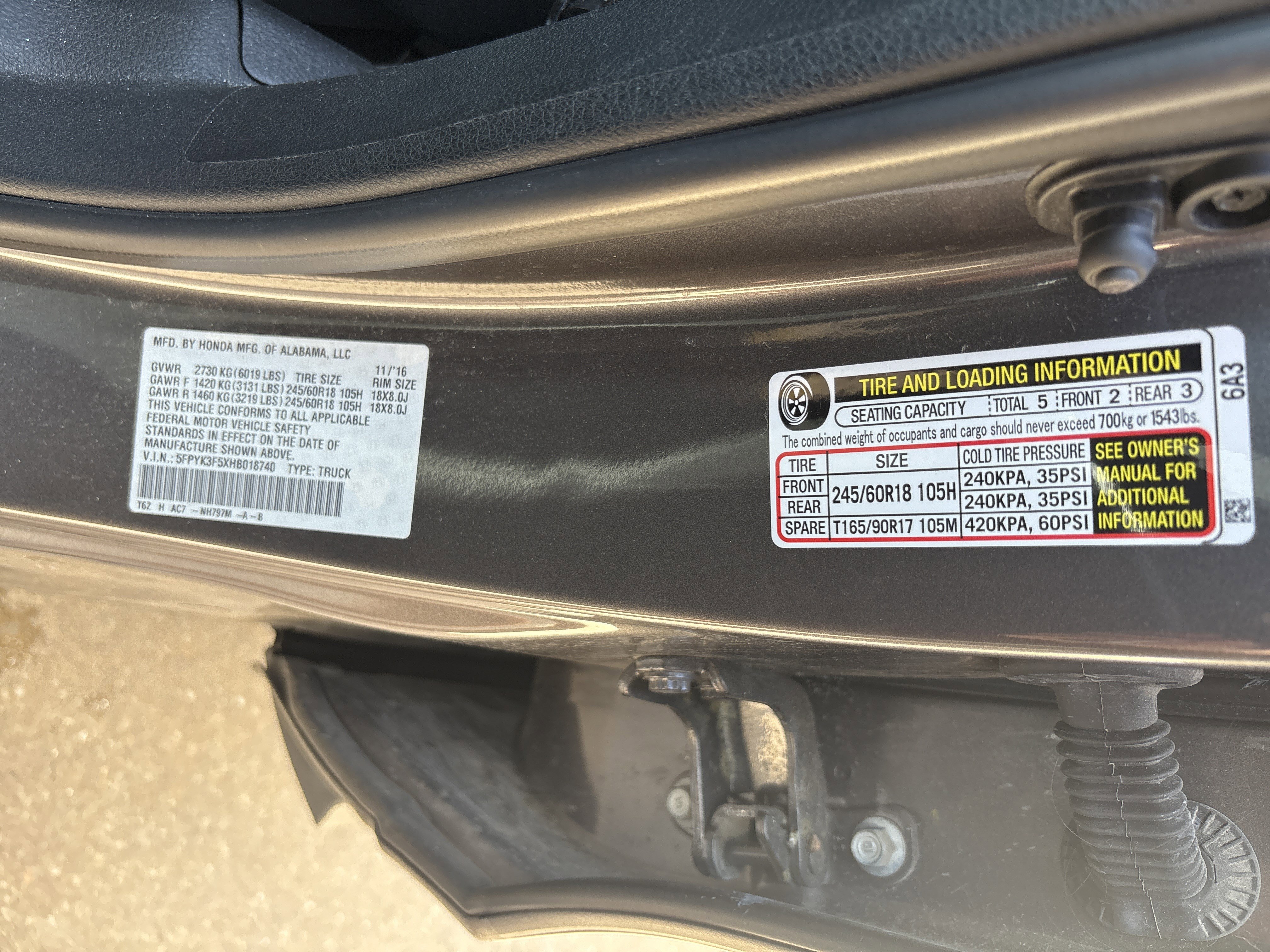 Used 2017 Honda Ridgeline RTL image 31