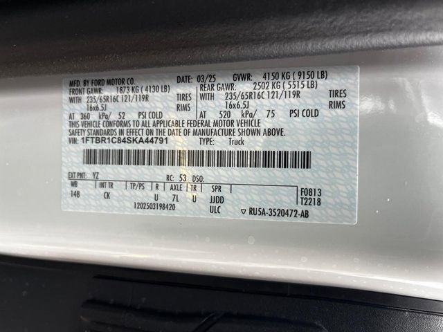 New 2025 Ford Transit 250 148 Medium Roof w/ Load Area Protection Package RWD image 12