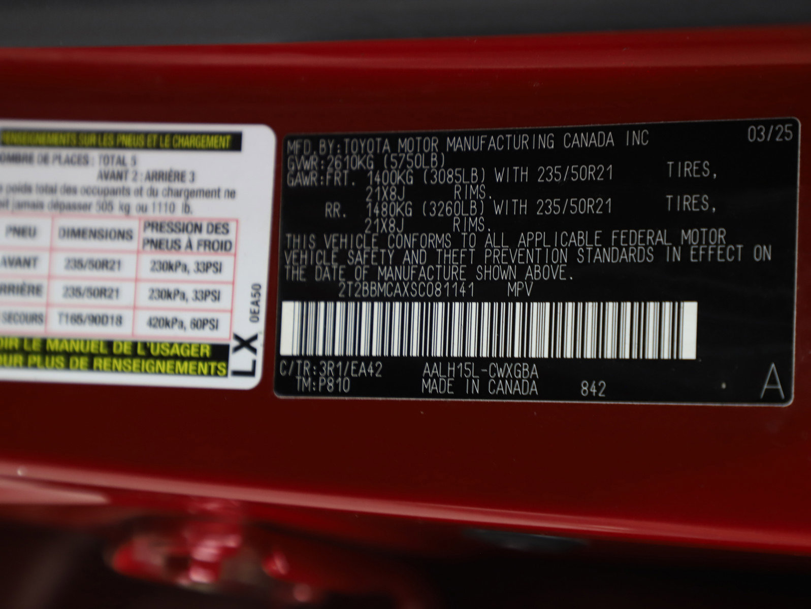 Used 2025 Lexus RX 350h 350H w/ Convenience Package image 23