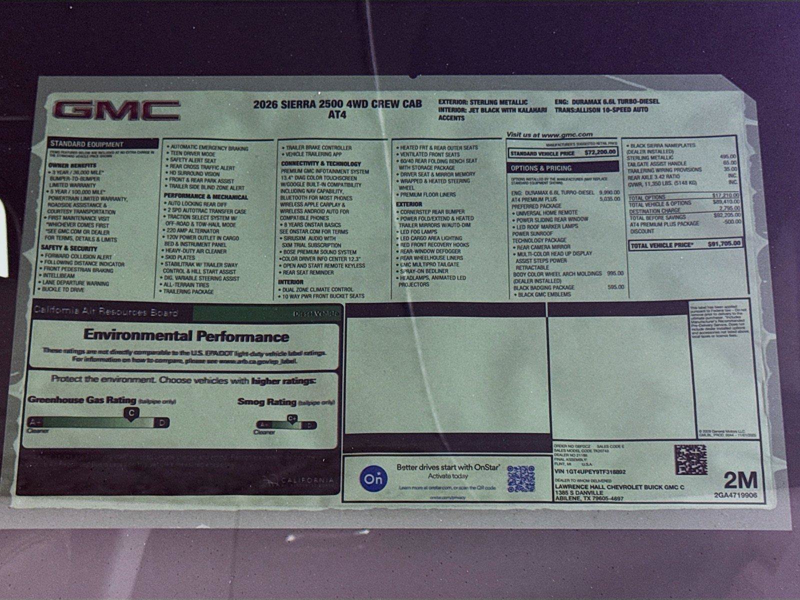 New 2026 GMC Sierra 2500 AT4 w/ AT4 Premium Plus Package AWD/4WD image 20