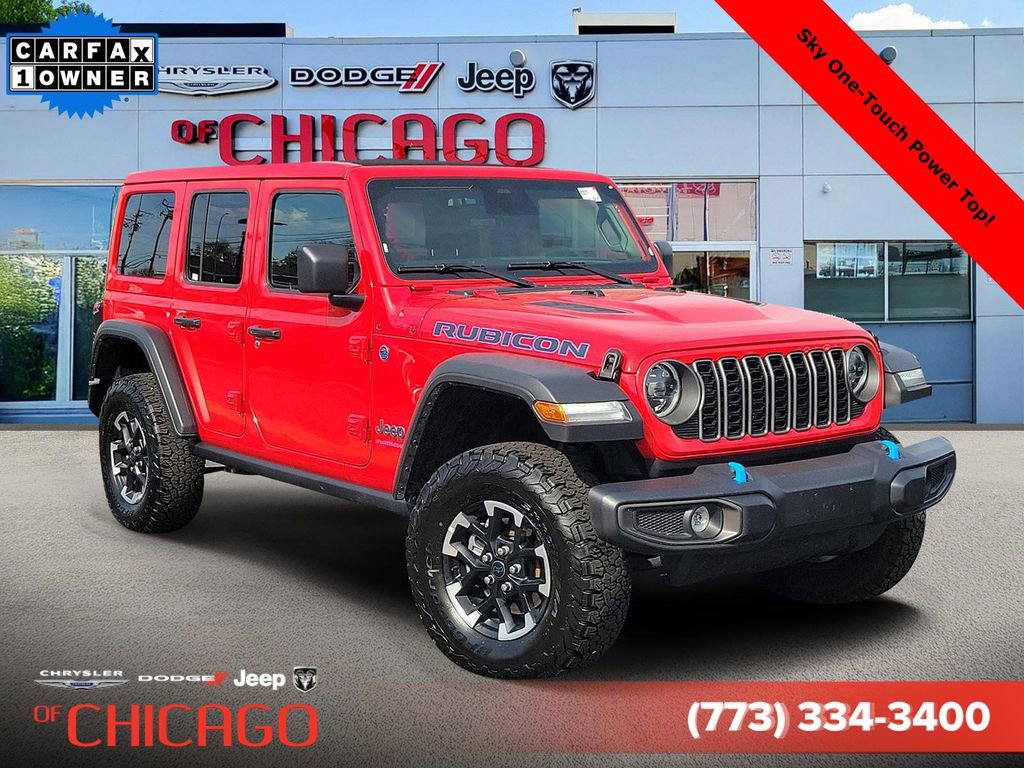 Certified 2025 Jeep Wrangler Unlimited Rubicon 4xe w/ Convenience Group AWD/4WD image 1