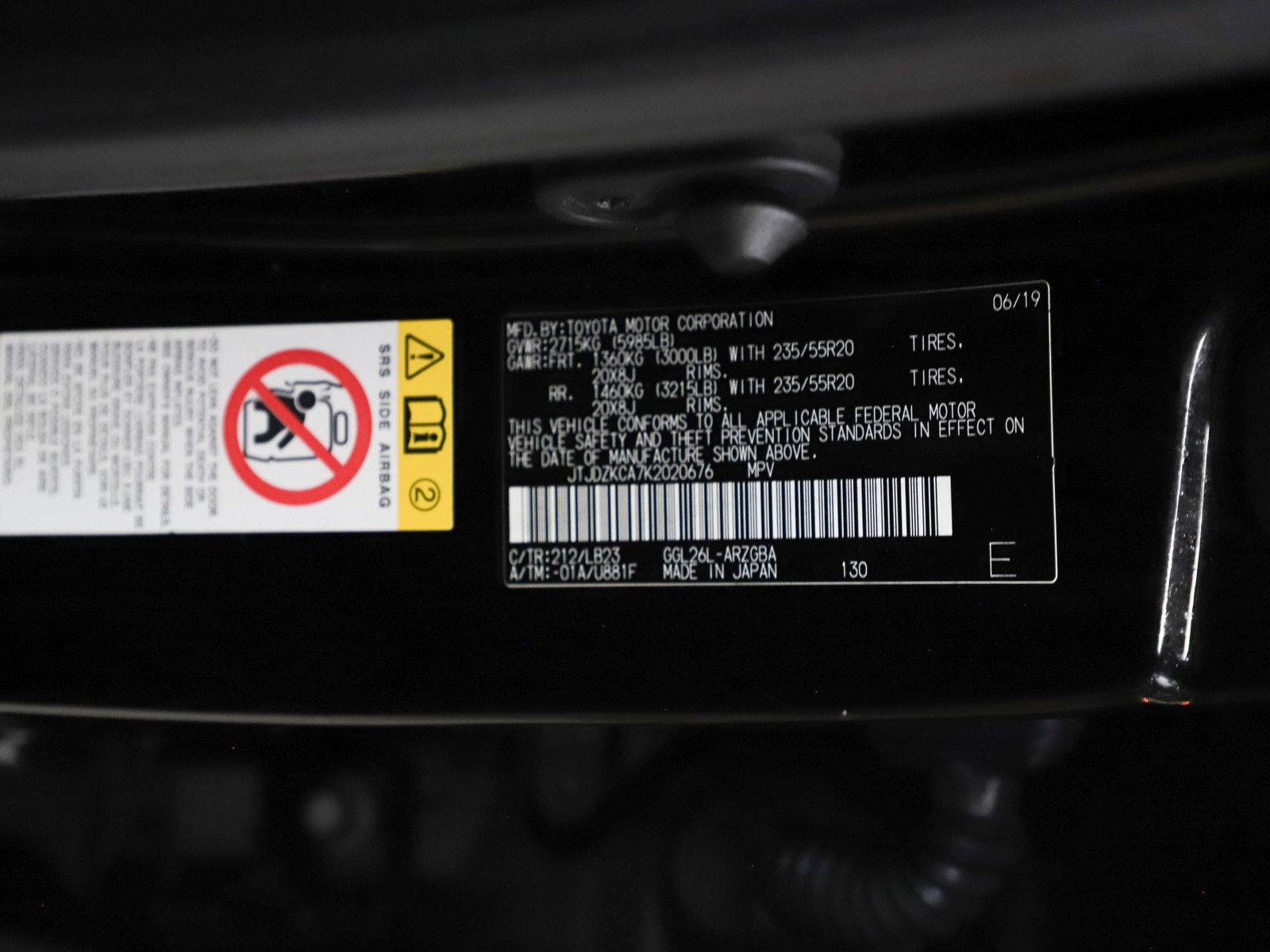 Used 2019 Lexus RX 350L AWD image 26