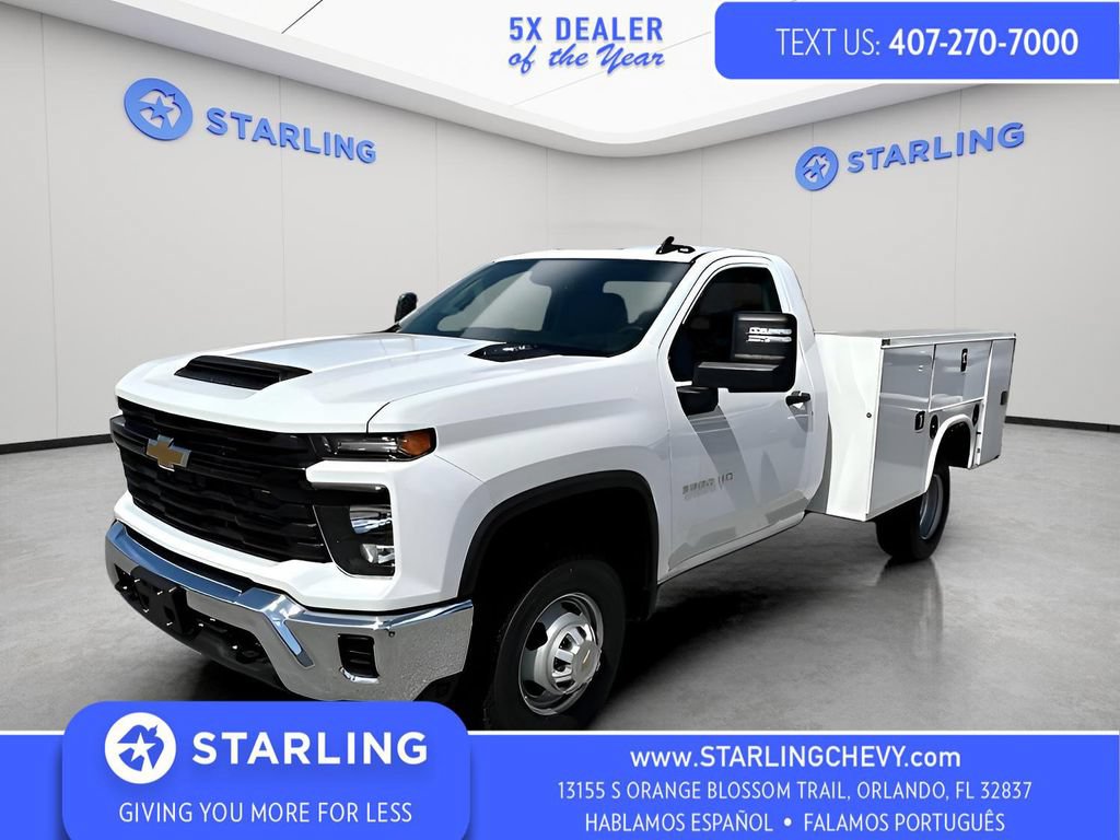 New 2025 Chevrolet Silverado 3500 W/T w/ WT Convenience Package RWD image 1