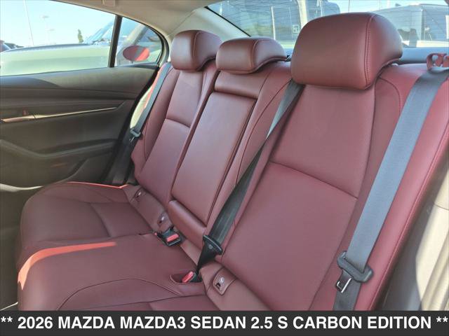 New 2026 MAZDA MAZDA3 Carbon AWD/4WD image 12