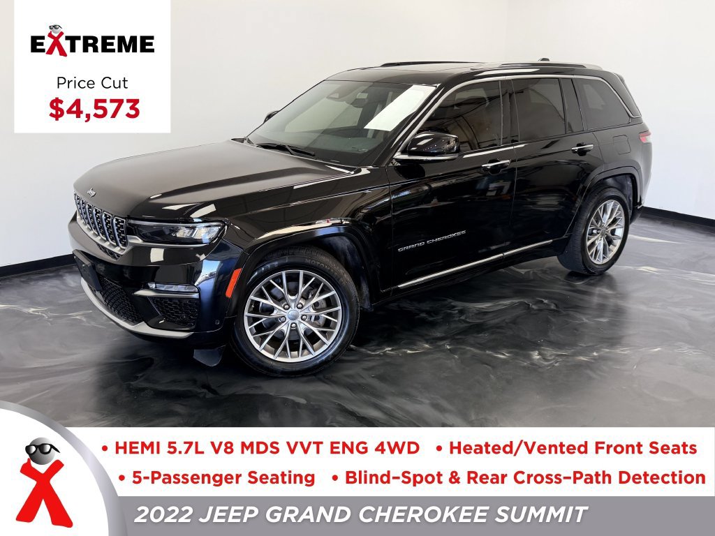 Used 2022 Jeep Grand Cherokee Summit w/ Luxury Tech Group V
