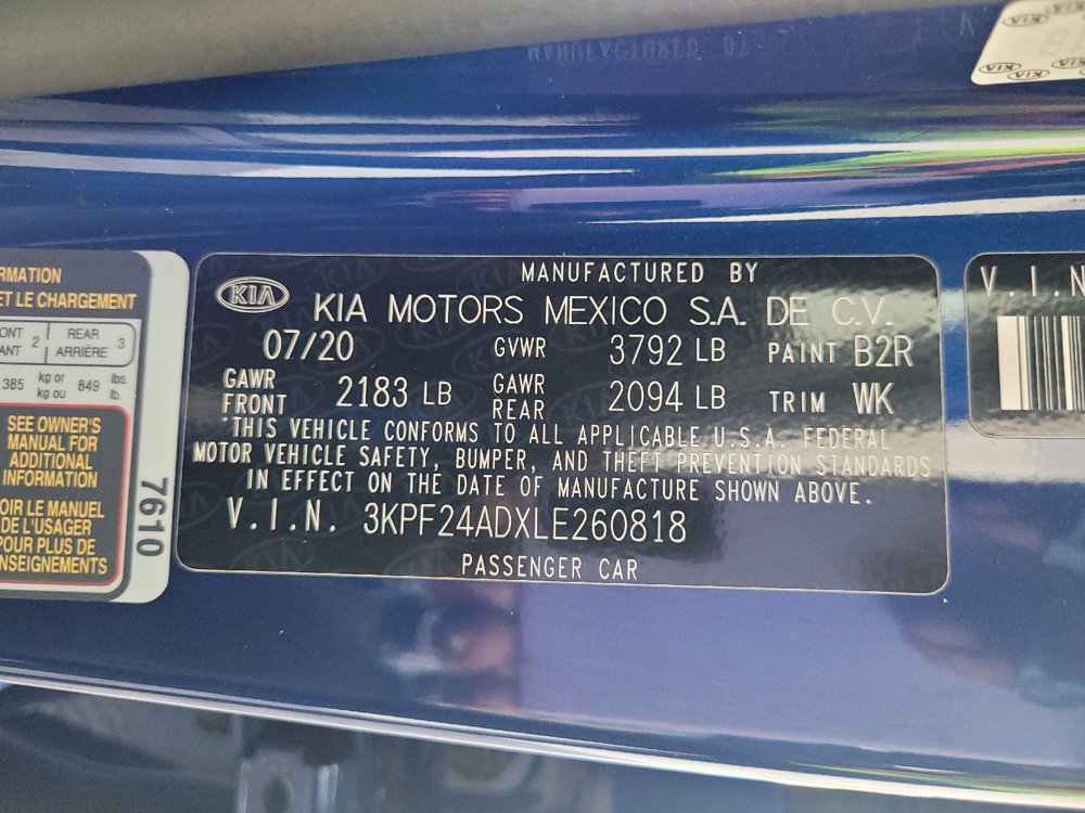 Used 2020 Kia Forte LXS FWD image 33