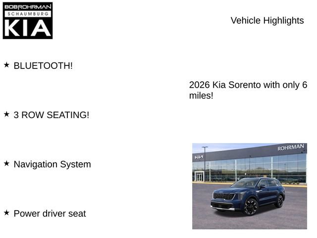New 2026 Kia Sorento EX AWD/4WD image 7